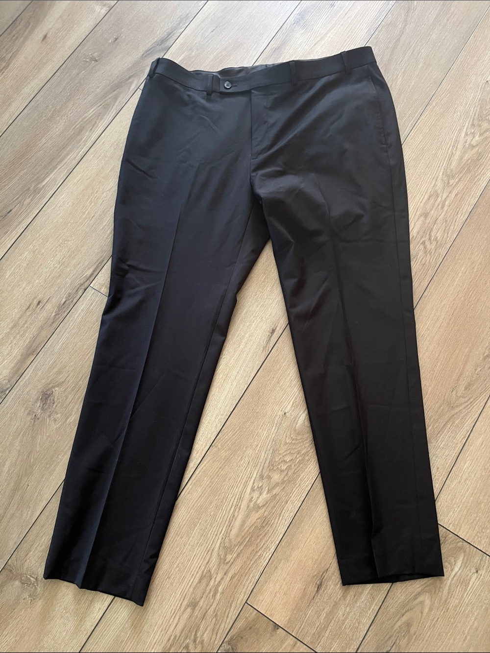 Calvin Klein Black Men's Dress Trousers - Slim Tailored Fit